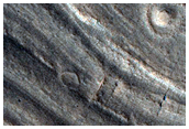 Surface Features of Debris Apron in Deuteronilus Mensae