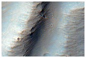 Valleys in Crater in Terra Sirenum