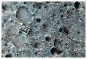 Bedrock Exposed on Floor of Crater in Arabia Terra