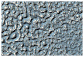 Floor Features of Crater on Rim of Voeykov Crater
