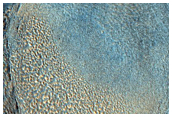 Crater in Utopia Planitia