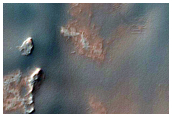 Channels and Central Pit of Terra Cimmeria Crater