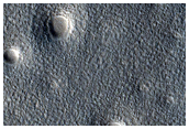 Expanded Secondary Craters in Arcadia Planitia