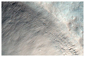 Monitor Crater Slope in Solis Planum