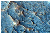 Valleys in a Crater near Mawrth Vallis