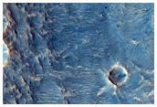 Incised and Inverted Channels on Crater Floor