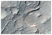 Eroded Fan on Crater Floor
