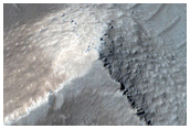 Pits on Arsia Mons