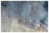 Monitor Slopes of Crater in Northeast Syrtis Major Region