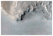 Scarp on Floor of Antoniadi Crater