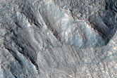 Possible Moraine along Mesa in Deuteronilus Mensae
