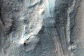 Group of Cones with Summit Depressions Near Coprates Chasma North Wall
