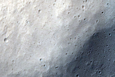 Small Fan in Crater West of Mangala Valles
