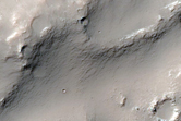 Pits and Ridges in Bakhuysen Crater
