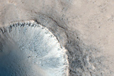 Fresh Crater on Northern Plains
