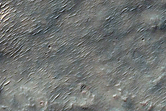 Curvilinear Features on Floor of Huygens Crater
