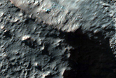 Flow in Crater in Noachis Terra