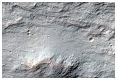 Landforms in Savich Crater
