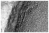 Surface of Debris Apron in Deuteronilus Mensae
