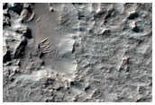 Layered Bedrock on Crater Floor
