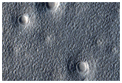 Expanded Secondary Craters in Arcadia Planitia
