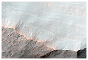 Stratigraphy of Alluvial Fans in Saheki Crater
