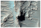 Rocky Impact Ejecta on Crater Floor

