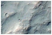 Knobby Terrain in Cross Crater
