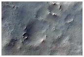 Terra Sabaea Landforms Including Crater Interior

