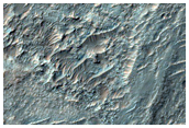 Fan-Shaped Form at Intersection of Valley with Yegros Crater

