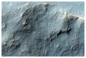 Crater in Ophir Planum
