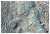 Rocky Layers Exposed in Crater