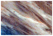 Excellent Bedrock Exposures in South Wall of Capri Chasma