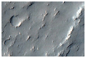 Narrow Ridges West of Lambert Crater
