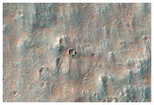 Rocky Deposits on Crater Floor
