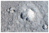 Mesas and Craters in Utopia Planitia
