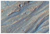 Eastern Rim of Well-Preserved 25-Kilometer Crater in Acidalia Planitia
