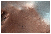 Monitor Gullies in Heaviside Crater
