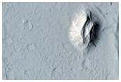 Depression with Terraced Margins Northwest of Nicholson Crater
