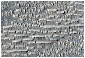 Bright Ridges in Syria Planum
