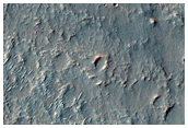 Fan-Shaped Form in CTX Image