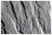 Layered Materials and Blocks in Olympus Mons Aureole
