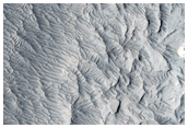 Contact between Two Differing Stratal Packages in West Lucus Planum
