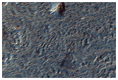 Deposits Northwest of Hale Crater
