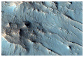 Central Uplift of Impact Crater Near Mawrth Vallis
