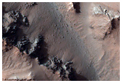 Slope Monitoring in Hale Crater Central Peaks
