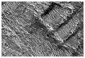 Ridges on Crater Floor
