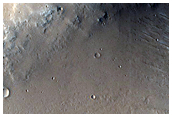 Landforms Southwest of Apollinaris Patera
