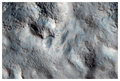 Extensive Cracks in Crater Floor Deposit Near Bamberg Crater
