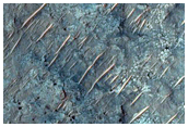 Alluvial Fan on Crater Floor
